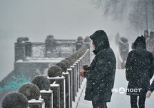 Снігова стихія у Харкові (фото)
