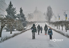 Снігова стихія у Харкові (фото)