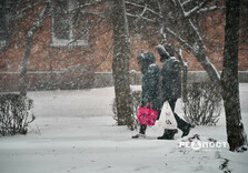 Снігова стихія у Харкові (фото)