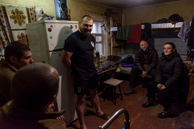 Психологи НГУ проводять виїзну роботу з бійцями бригади «Скіф» на передовій