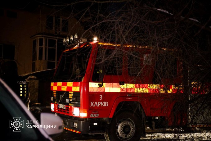 Новини Харкова: пожежа після удару БпЛА по приватному будинку
