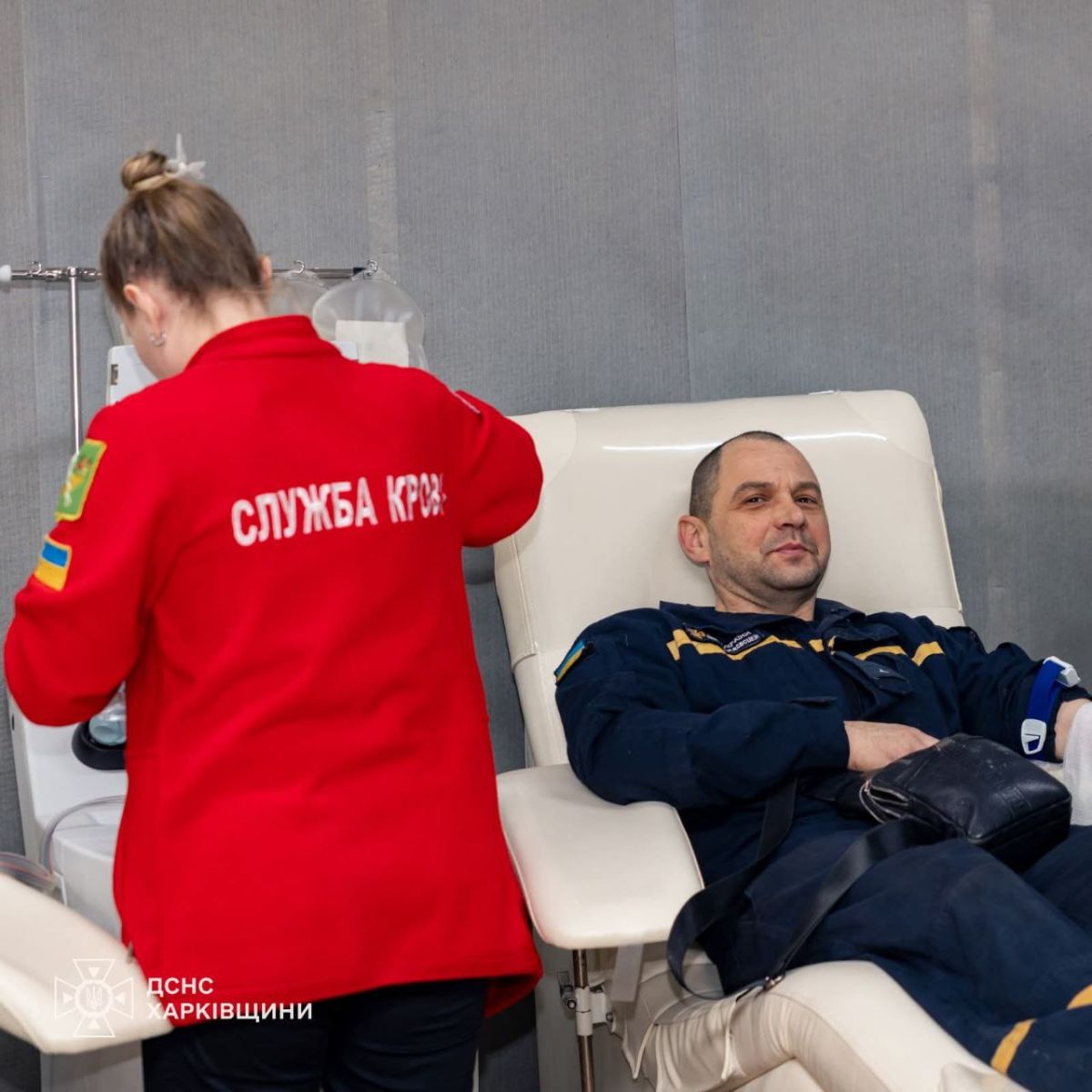 Надзвичайники Харківщини здали донорську кров для порятунку людських життів