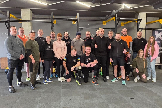 Новини Харкова: ветерани та поранені на тренуванні «Скіфів»