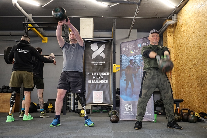 Новини Харкова: ветерани та поранені на тренуванні «Скіфів»