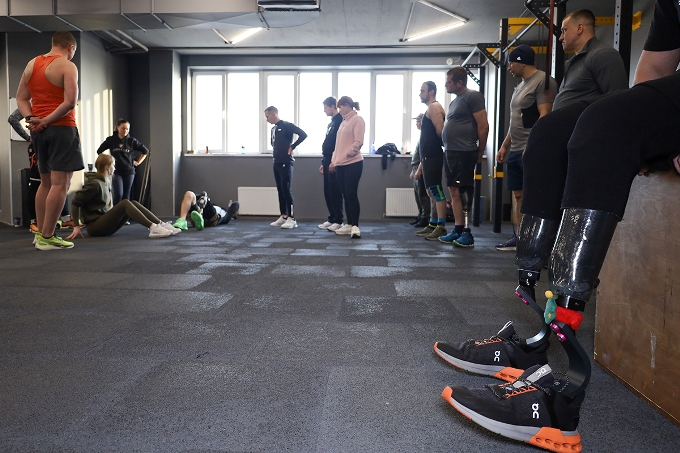 Новини Харкова: ветерани та поранені на тренуванні «Скіфів»