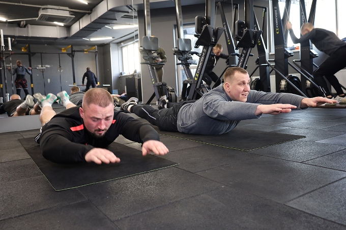 Новини Харкова: ветерани та поранені на тренуванні «Скіфів»