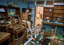 В Індістріальному районі Харкова усувають наслідки масованої ворожої атаки (фото)