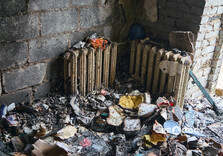 В Індістріальному районі Харкова усувають наслідки масованої ворожої атаки (фото)