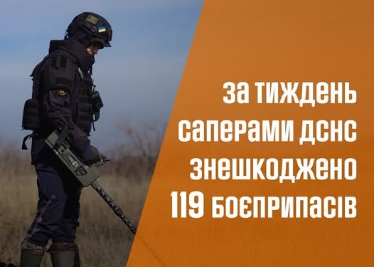 Новини Харкова: ДСНС знищила понад сотню боєприпасів