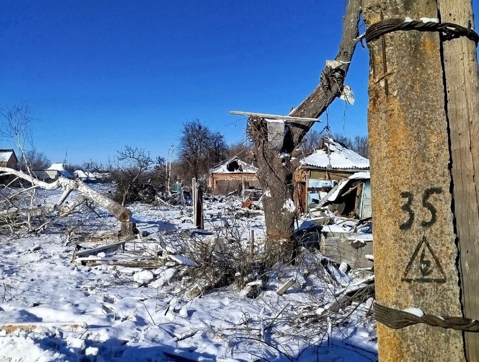 Енергетики відновили електропостачання у двох селах під Харковом