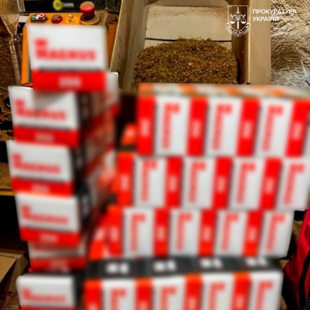 У Харківській області ліквідовано підпільний цех з незаконного виготовлення сигарет