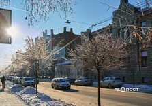 Морозний день у Харкові (фото)