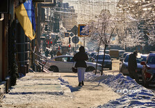 Морозний день у Харкові (фото)