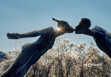 Морозний день у Харкові (фото)