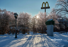 Морозний день у Харкові (фото)