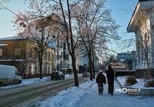 Морозний день у Харкові (фото)