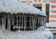 Морозний день у Харкові (фото)