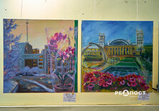 Спочатку з ліхтариками, потім зі світлом: У Харкові відкрилася художня виставка (фото)