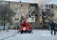 Як виглядає харківський житловий будинок після удару БПЛА росіян