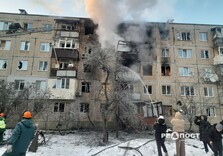 Як виглядає харківський житловий будинок після удару БПЛА росіян