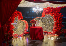 У Харкові набережну прикрасили до Дня закоханих (фото)