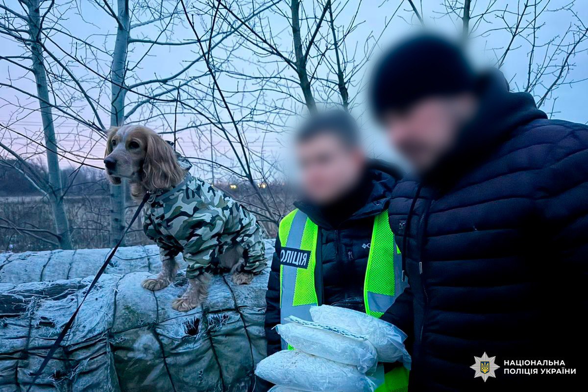 Харківський службовий пес Нацполіції знайшов психотропів на 100 тисяч доларів