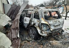 Фото наслідків нічного удару по Слобідському району Харкова