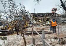 Фото наслідків нічного удару по Слобідському району Харкова