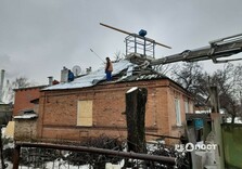 Фото наслідків нічного удару по Слобідському району Харкова