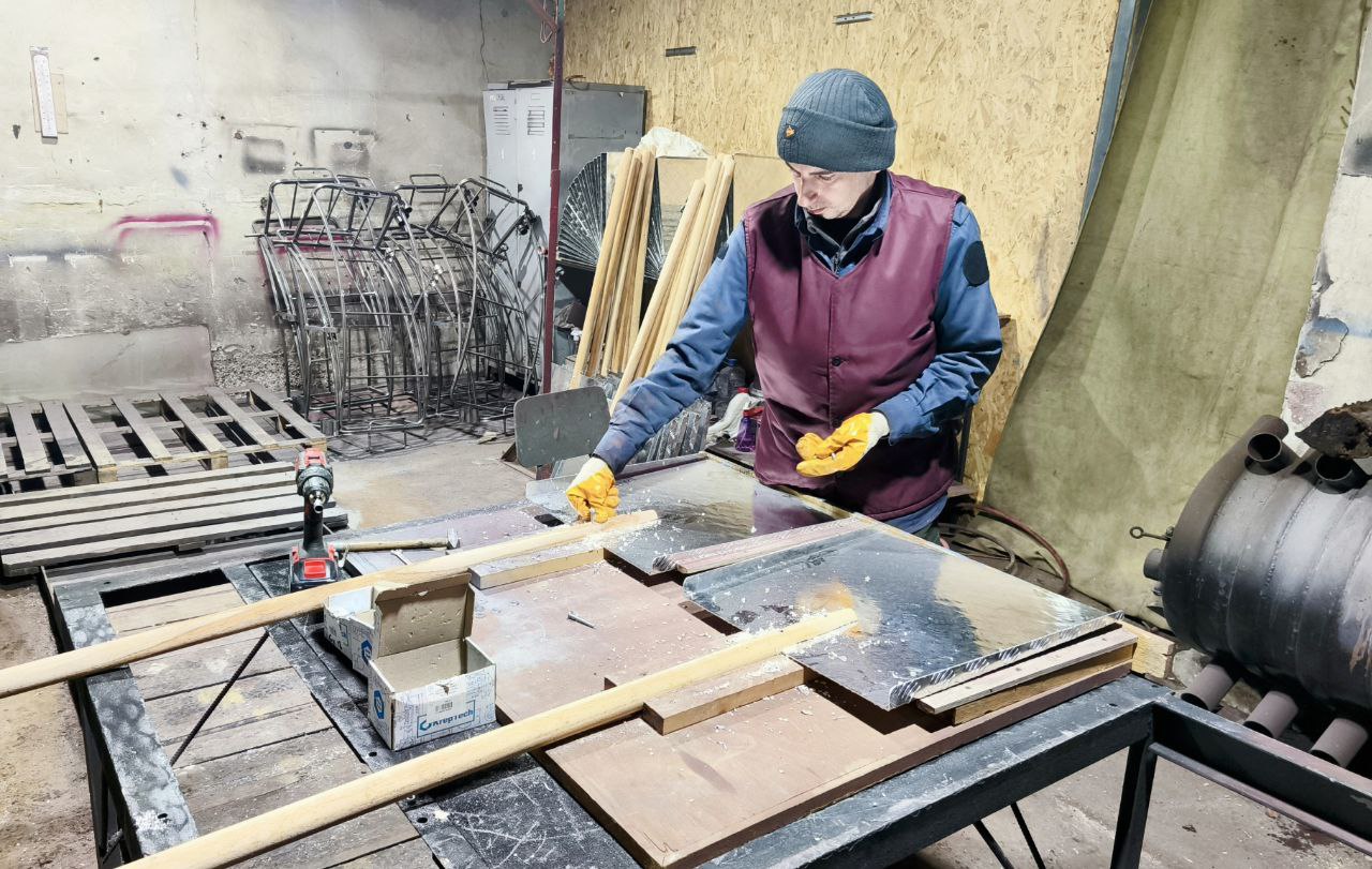 Новини Харкова: Шляхрембуд самотужки виготовляє інвентар