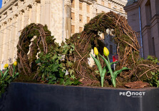 Нові квіткові інсталяції у Харкові (фото)