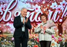 В Індустріальному районі Харкова відзначили прийдешнє свято весни (фото)