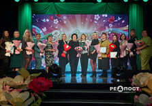 В Індустріальному районі Харкова відзначили прийдешнє свято весни (фото)