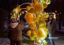 У Харкові засяяли святкові інсталяції (фото)