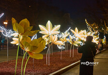 У Харкові засяяли святкові інсталяції (фото)