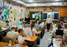 У Холодногірському районі Харкова відкрили другу чергу підземної школи (фото)