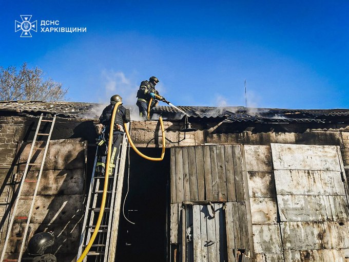 Новини Харкова: пожежу після обстрілу ліквідували