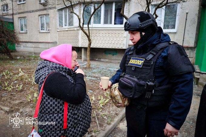 наслідки обстрілу харкова