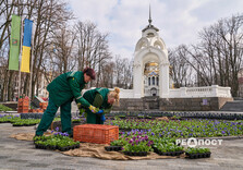 У Харкові почали висаджувати квіти (фото)