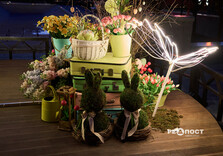 Сад Шевченко у Харкові недільного вечора (фото)