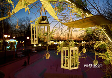 Сад Шевченко у Харкові недільного вечора (фото)