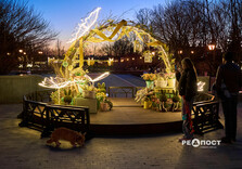 Сад Шевченко у Харкові недільного вечора (фото)