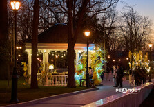 Сад Шевченко у Харкові недільного вечора (фото)