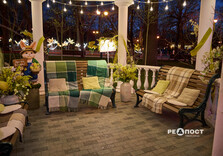 Сад Шевченко у Харкові недільного вечора (фото)