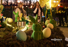 Сад Шевченко у Харкові недільного вечора (фото)