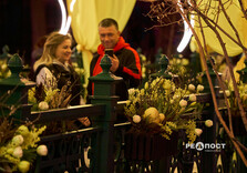 Сад Шевченко у Харкові недільного вечора (фото)