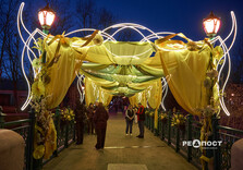 Сад Шевченко у Харкові недільного вечора (фото)
