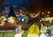 Сад Шевченко у Харкові недільного вечора (фото)