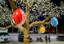 Сад Шевченко у Харкові недільного вечора (фото)