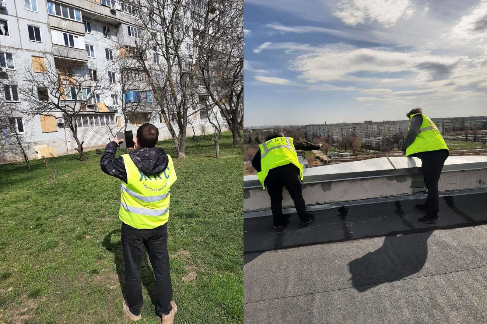 Допомагають городянам, оцінюють наслідки атаки дронів, обстежують будинки комунальники: Новини Харква